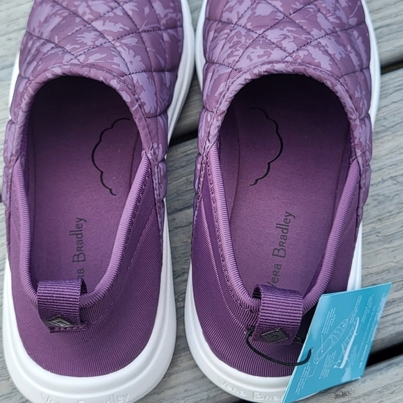 VB Cloud Purple Tonal Floral Convertible Slip On Sneaker - Picture 5 of 10